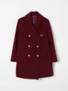 Fay Junior Coat  Kids Color Burgundy In Burgunderrot