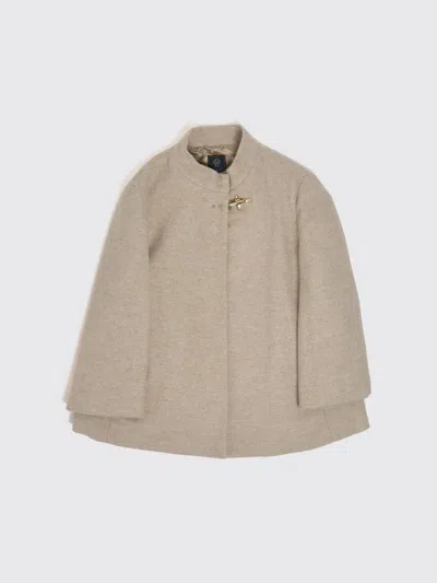Fay Junior Coat Kids Color Beige In Neutral