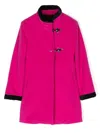 Fay Junior Fuchsia Coat With Hooks In Fucsia