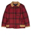 Fay Junior Jacket With Hook Fastening In Rosso