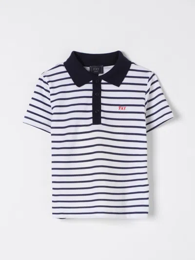 Fay Junior Polo Shirt  Kids Color Ivory