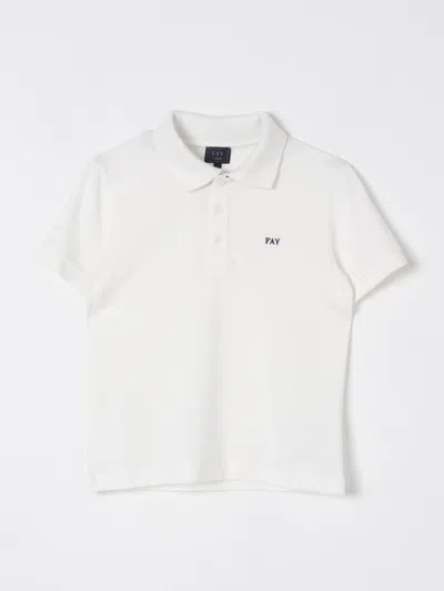 Fay Junior Polo Shirt  Kids Color Ivory