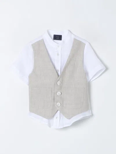 Fay Junior Shirt  Kids Colour Beige