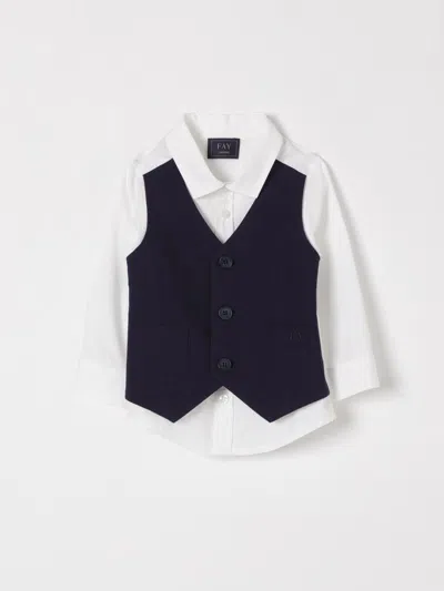 Fay Junior Shirt  Kids Color Ivory