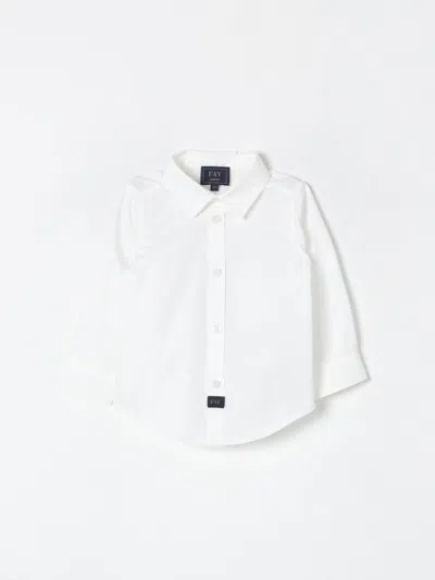 Fay Junior Babies' Shirt  Kids Color Ivory In White