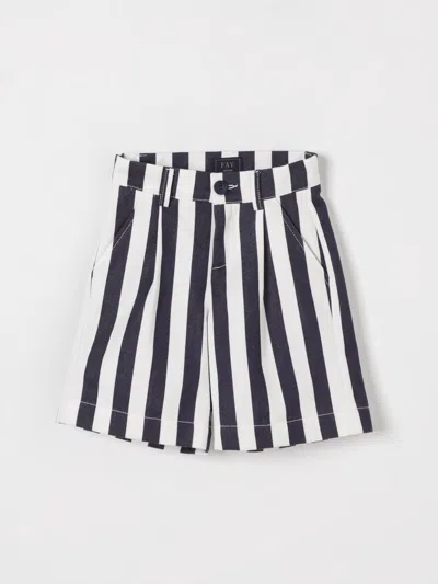 Fay Junior Shorts  Kids Color Blue