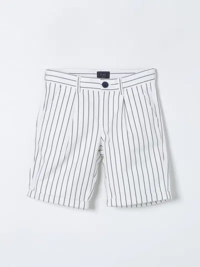 Fay Junior Shorts  Kids Color Ivory