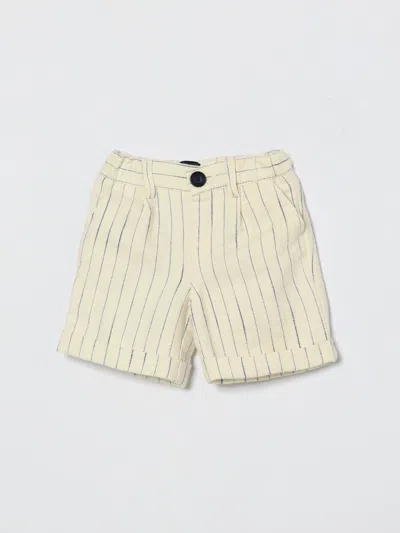 Fay Junior Babies' ショートパンツ  ボーイ カラー イエロークリーム In Neutral