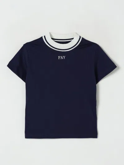 Fay Junior T-shirt  Kids Color Blue