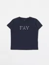 Fay Junior T-shirt  Kids Color Blue In Blue