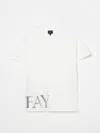 Fay Junior T-shirt  Kids Color White In White