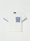 Fay Junior T-shirt  Kinder Farbe Weiss In White