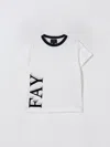 Fay Junior T-shirt  Kids Color White In White
