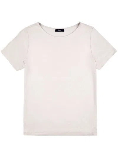 Fay Klassisches T-shirt In Beige