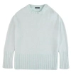 Fay Knitted Long-sleeve Sweater In Blue
