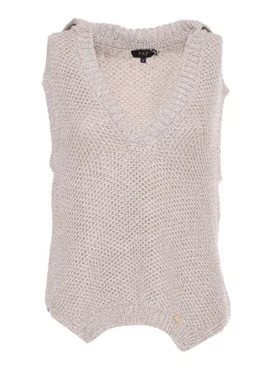 Fay Knitted Vest In White