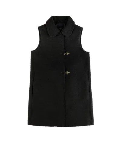 FAY GANCI-DETAIL TEXTURED-FINISH GILET