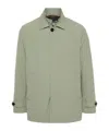 Fay Layered-design Jacket In Gray