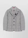 Fay Layered Design Puffer Jacket In Grey