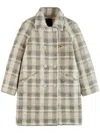 Fay Jacqueline Check-pattern Coat