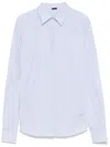 Fay Light Blue Shirt With Classic Collar