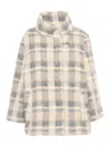Fay Lined Cape With Hook In Multi