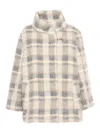Fay Lined Cape With Hook In Multicolor