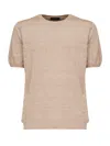Fay Linen And Cotton T-shirt