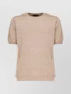 Fay Linen And Cotton T-shirt