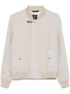 Fay Beige Jacket In Linen With Hook In 中性色