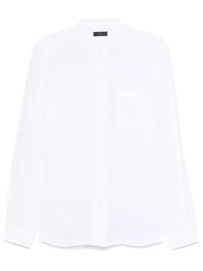 Fay Linen Shirt In White