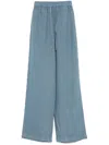 Fay Linen Trousers In Blue