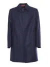 Fay Loden Coat With Hook In Blue