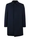 Fay Loden Coat With Hook In Dark Blue