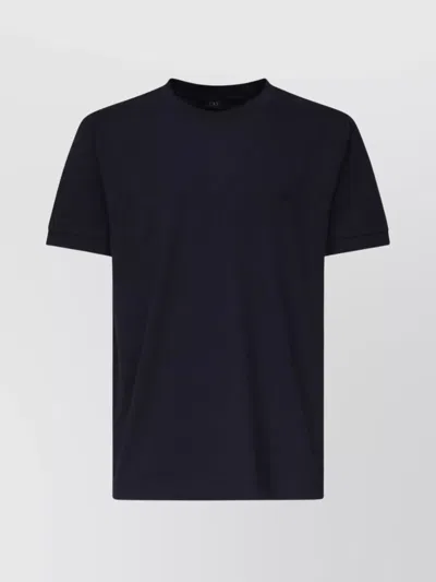 Fay Logo Crew Neck T-shirt In Black
