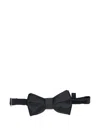 Fay Logo-embroidered Bow Tie In Blue