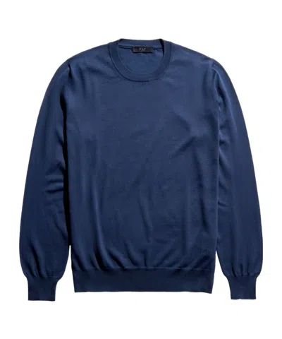 Fay Logo-embroidered Jumper In Blue