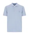 Fay Logo-embroidered Polo Shirt In Blue