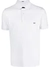 Fay Poloshirt Mit Logo-stickerei In White