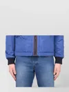 Fay Men Bomber Jacket With Logo In Multi
