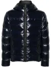 Fay Logo-pacth Jacket In Blue