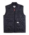 Fay Logo-patch Gilet In Black