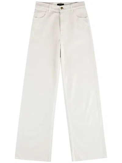 Fay Logo-patch Trousers In Beige