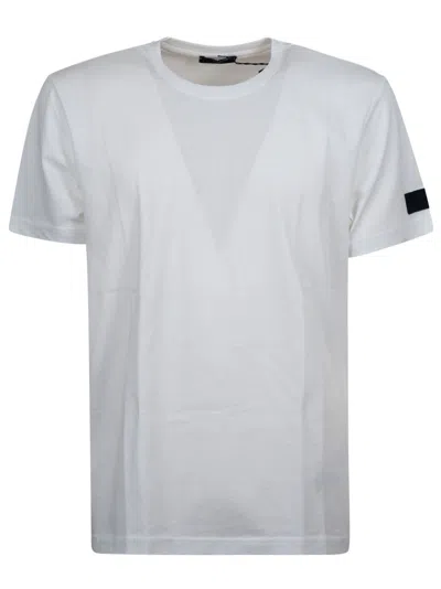 Fay Logo Patched Regular T-shirt In White