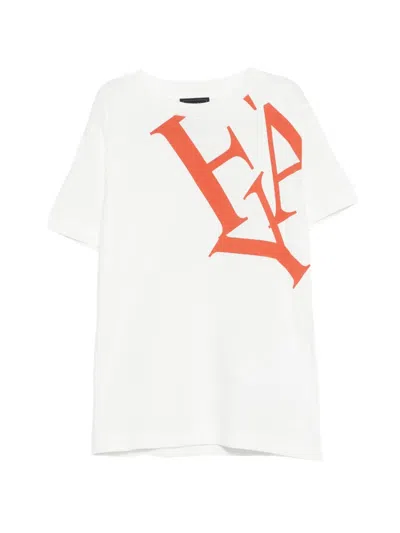 Fay Kids' Logo-print T-shirt In White