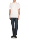 Fay Logoed Polo In White