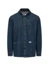 Fay Logo-patch Overshirt In Multi