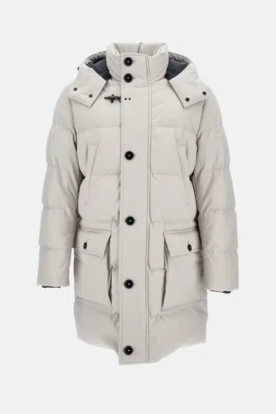 Fay Long Coat In Gray