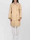 Fay Long Coat With Collar And Pockets