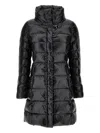 Fay Down Jacket With Long Quilted Design In Black